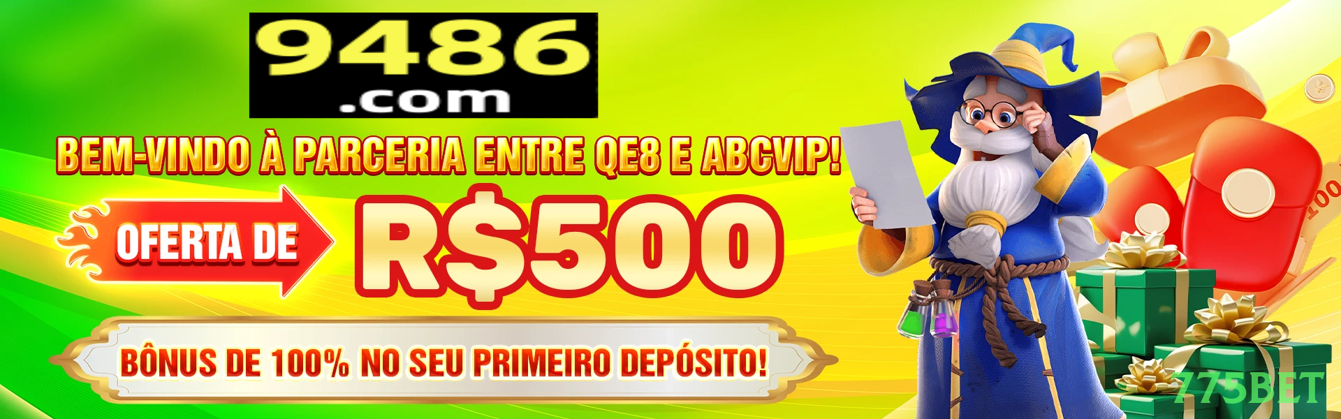 Imagem promocional da 775bet